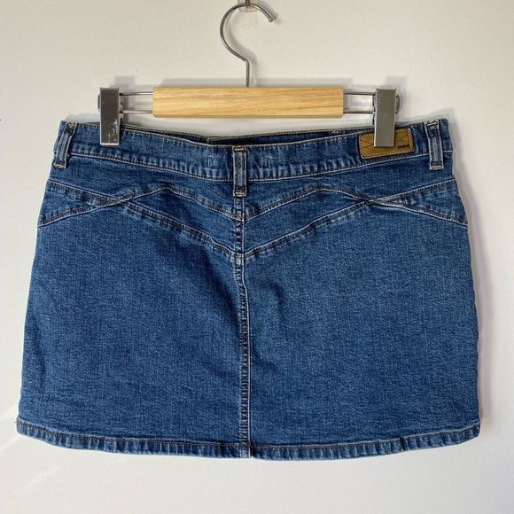 Mavi Low Rise Denim Mini Skirt Sz - Picture 8 of 8